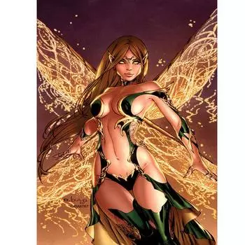 5D Алмазная картина Полный круглый Алмазная вышивка Мозаика Декор для домашнего настенного искусства 20X30CM