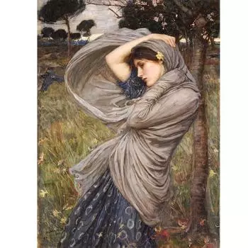 5D Алмазная картина Полный круглый Алмазная вышивка Мозаика Осенний пейзаж Украшение дома 20X30CM