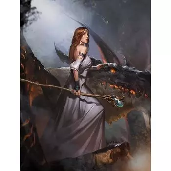 5D Алмазная картина Полный круглый Алмазная вышивка Мозаика Продажа Ремесленный домашний декор 20X30CM