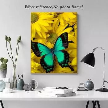 5D Алмазная картина Полный круглый дрель Вышивка крестом Алмазная вышивка Горный хрусталь Мозаика Подарок Домашний Декор Подарок 15x20CM