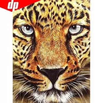 5D Алмазная картина Полный круглый животное Тигр Вышивка Продажа Изображение Rhinestone Diamond 20X30