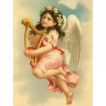 5D Алмазная картина Религии Серия Ангел Младенец Христос Полный круглый Алмазная вышивка Домашний декор 20X30CM