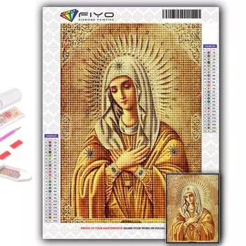 5D Алмазная картина Религия DIY Алмазная вышивка Горный хрусталь Домашнее украшение