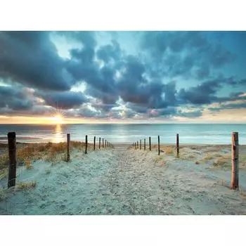 5d Алмазная картина Sandbeach Sunset Стразы Алмазная вышивка крестом Пейзаж Мозаика Домашний декор Full Round 20x30CM