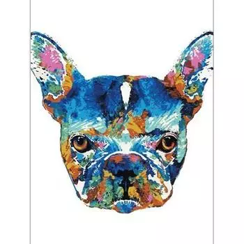5d Алмазная картина Собака Алмазное искусство Полная дрель Мозаика Животные Украшения для дома 20X30CM