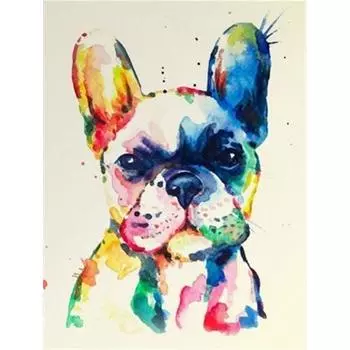 5D Алмазная картина Собака Diy Алмазная вышивка Картина Мозаика Ручная работа Подарок Домашний декор 20X30CM