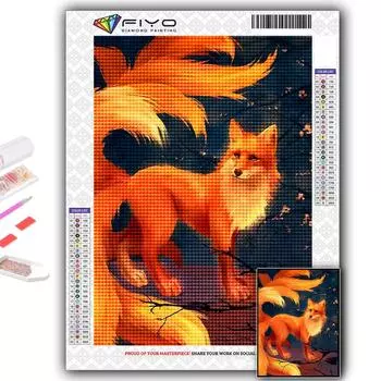 5D Алмазная картина Свирепый зверь DIY Алмазная вышивка Горный хрусталь Украшение дома Full Round 20X30CM