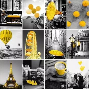 5D Алмазная картина Уличная мозаика Вышивка крестом Архитектура Пейзаж Алмазная вышивка Ручная работа Горный хрусталь Искусство Full Round 20x25CM