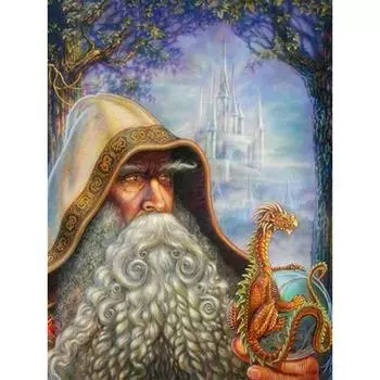 5D Алмазная картина Ведьмак Алмазная вышивка Алмазная мозаика Вышивка крестом 20X30CM