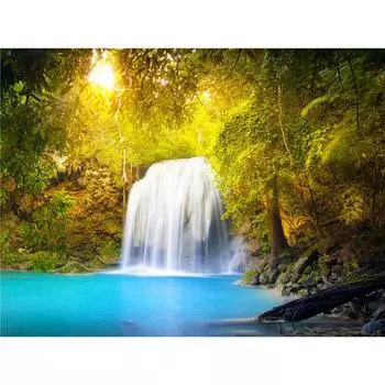 5D Алмазная картина Водопад Полная круглая Алмазная вышивка Крестом 20X30CM