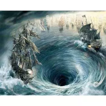 5D Алмазная картина вихревая Алмазная вышивка Крест Стежок Горный хрусталь Мозаика Картина 20X30CM