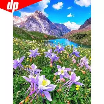 5D Алмазная картина Wildflower Полный круглый горный хрусталь Картина Вышивка Продажа Алмаз 20X30