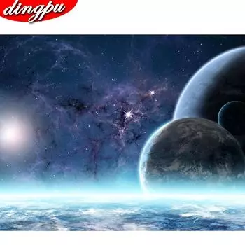 5D Алмазная картина, вышитая крестом, пейзаж, домик, алмазная вышивка, полный круглый пейзаж, горный хрусталь, мозаика, распродажа 20X30CM