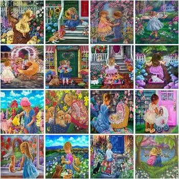 5D Алмазная картина, вышивка крестом, ремесло, полная дрель, Алмазная вышивка, горный хрусталь, мозаика, подарок, домашний декор, подарок Full Round 20x25CM