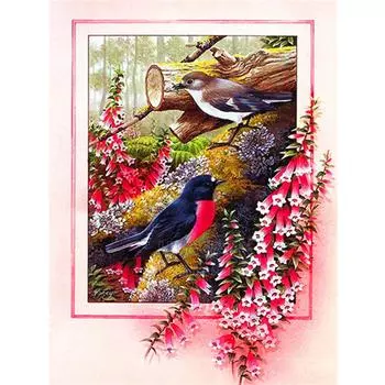 5d Алмазная картина животное птица Алмазная вышивка картина стразами украшение дома 20X30CM