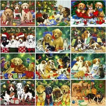 5D Алмазная картина Животное Вышивка крестом Ремесло Полный круглый дрель Мозаика Алмазная вышивка Украшение дома Full Round 20x25CM