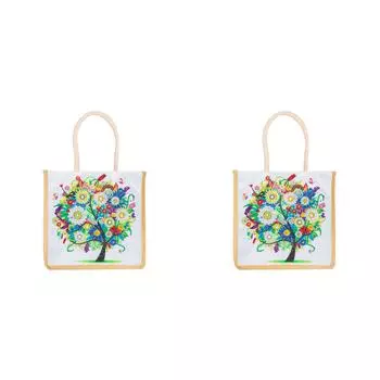 5D алмазная роспись сумочка DIY летние льняные сумки для покупок (GT5016)