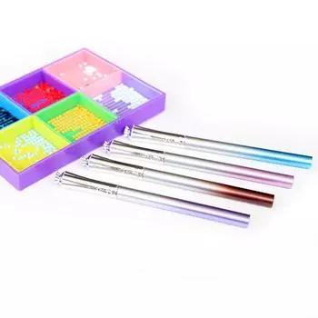 5D Алмазная ручка для рисования со сменными головками для вышивки крестом Аксессуары для дизайна ногтей с алмазной росписью