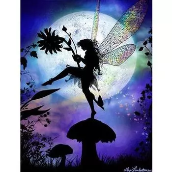 5D Алмазная вышивка Ангел Пейзаж Вышивка крестиком DIY Алмазная картина Пейзаж Алмазные стразы 20*30 cm