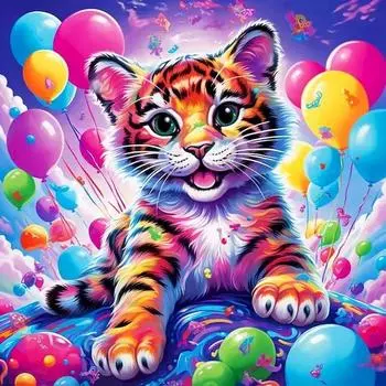 5d Алмазная вышивка Кошка Животное Мозаика Рукоделие Полная круглая дрель Ручная работа 30x30 см Домашний декор Подарочное рукоделие Full Round 20x20CM