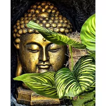 5D Алмазная вышивка Набор для рукоделия Религиозный Будда Diy Алмазная картина Вышивка крестиком Украшение дома Подарок 20X30CM