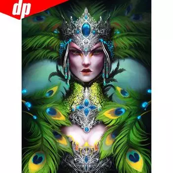 5D Алмазная вышивка Продажа Портрет Алмазная мозаика Алмазная картина Полное изображение Горный хрусталь 20X30