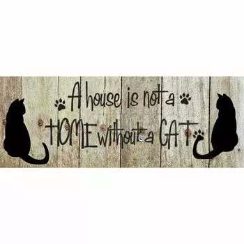 5D Алмазная живопись Алмазное искусство Нет дома без кошек Большой размер Мозаичное искусство DIY Набор для творчества Набор для рисования алмазными бусинами Популярное искусство ручной работы