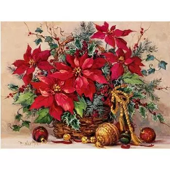 5d алмазная живопись цветы Diy Алмазная мозаика наборы для вышивки крестом полная дрель вышивка подарок домашний декор хобби Full Round 20x30CM