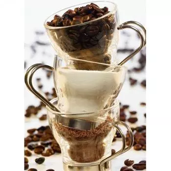 5D алмазная живопись кофе какао пейзаж вышивка крестиком картина DIY наборы для рукоделия украшение дома Full Round 20x30CM