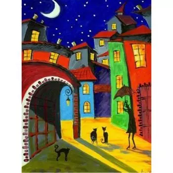 5d Алмазная картина Набор Дом Алмазная вышивка Живописная Алмазная мозаика Домашний декор Подарок 20X30CM