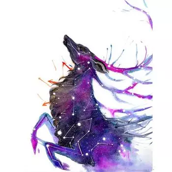 5D Алмазная картина, вышивка крестом, полная квадратная алмазная вышивка, мультяшный домашний декор Full Round 20X30CM