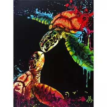 5d алмазная живопись морская черепаха DIY мозаика украшения дома аксессуары животное подарок ручной работы Full Round 20X30CM