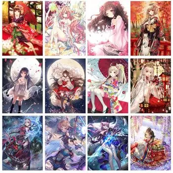 5D алмазная живопись мультфильм девушка Лондон Алмазная мозаика вышивка полная дрель Diy вышивка крестиком детское украшение дома 20X30CM красный