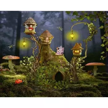 5D алмазная живопись мультфильм сказочный мир полная дрель Алмазная вышивка мозаика рукоделие бисерные стразы художественное ремесло Full Round 20x30CM