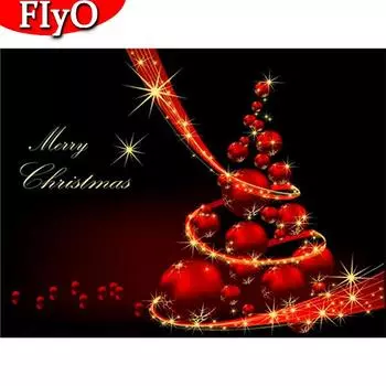 5D алмазная живопись Пейзаж Ремесло Распродажа Алмазная вышивка Рождественская елка Искусство Горный хрусталь Ручная работа Подарок Настенное искусство Full Round (20X30CM)