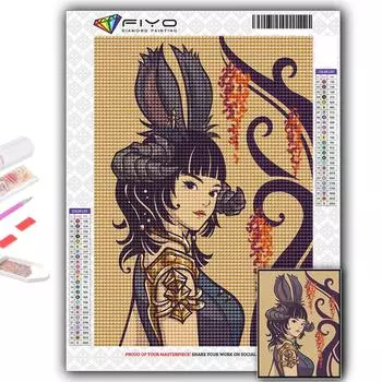 5D алмазная живопись полный алмаз мультфильм аниме игровой персонаж алмазная живопись ручная работа Diy Алмазная мозаика картина украшение дома Full Round 20X30CM
