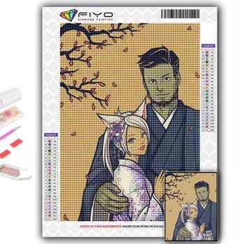 5D алмазная живопись полный алмаз мультфильм аниме игровой персонаж алмазная живопись ручная работа Diy Алмазная мозаика картина украшение дома Full Round 20X30CM