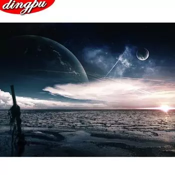 5d алмазная живопись полный дрель круглый цветок DIY Алмазная вышивка крестиком Алмазная мозаика домашний декор 20X30CM