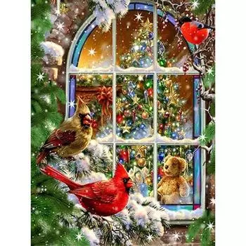 5D алмазная живопись Рождественский подарок полная квадратная дрель Алмазная вышивка мозаика полный комплект украшения дома стразы Full Round 20X30CM