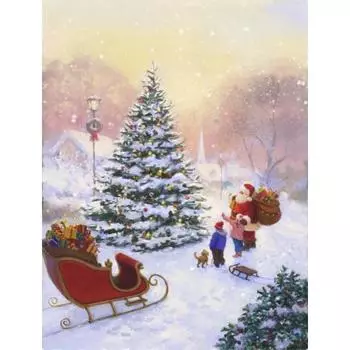 5D алмазная картина Рождество Полный квадрат Санта-Клаус Алмазная вышивка Мультфильм Вышивка крестом Домашний декор Full Round 20X30CM