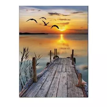 5D алмазная живопись «сделай сам» пейзаж круглый полный алмаз украшение дома имитация набор крестиков может быть настроен поделки 30X40cm