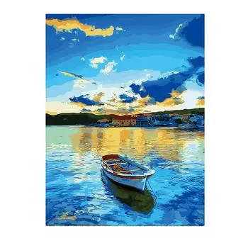 5D алмазная живопись «сделай сам», пейзажные поделки, круглые, полностью алмазные, украшение для дома, может быть настроена, имитация набора крестиков 30x40cm