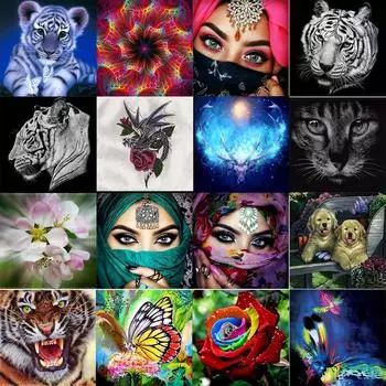 5D алмазная живопись «сделай сам», украшение для дома, картина, Рождественская ручная работа, небольшой подарок, вышивка крестиком, полный комплект 30X30cm