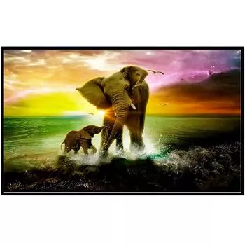 5D алмазная живопись сделай сам животные поделки круглые полные бриллианты можно настроить украшение дома имитация вышивки крестом набор 50x30cm