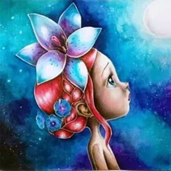 5D Алмазная картина, вышивка крестом, бабочка, фея, сделай сам, алмазная картина, мультяшная девушка, алмазная вышивка, рукоделие, искусство 30X30CM