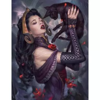 5D алмазная живопись, вышивка крестиком, сделай сам, полная алмазная вышивка, красочная женская мозаика, художественная картина, стразы, подарок Full Round 20X30CM