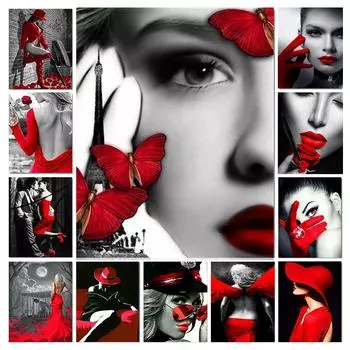 5d алмазные картины, полная круглая женская Алмазная вышивка, мозаика, сделай сам, картины со стразами, ручная работа, домашний декор Full Round 20x30CM