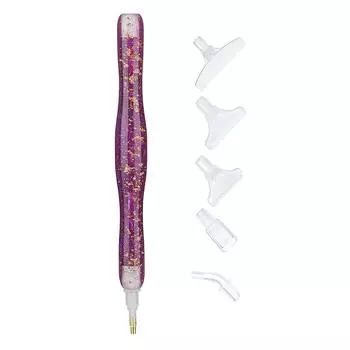 5D блестящая алмазная ручка для рисования резиновый роликовый наконечник ручки-сверла наборы наконечников для вышивки крестом своими руками зелёный