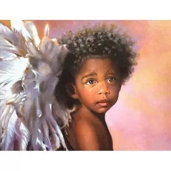 5d Алмазная картина Ангел Религия Вышивка крестом Украшение для дома Алмазная вышивка 20X30CM