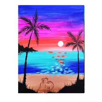 5D алмазная живопись сделай сам пейзаж поделки круглый полный алмаз украшение дома имитация вышивки крестом набор можно настроить 30X40cm